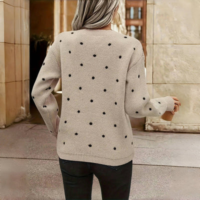Thea - Dot Knitted Sweater
