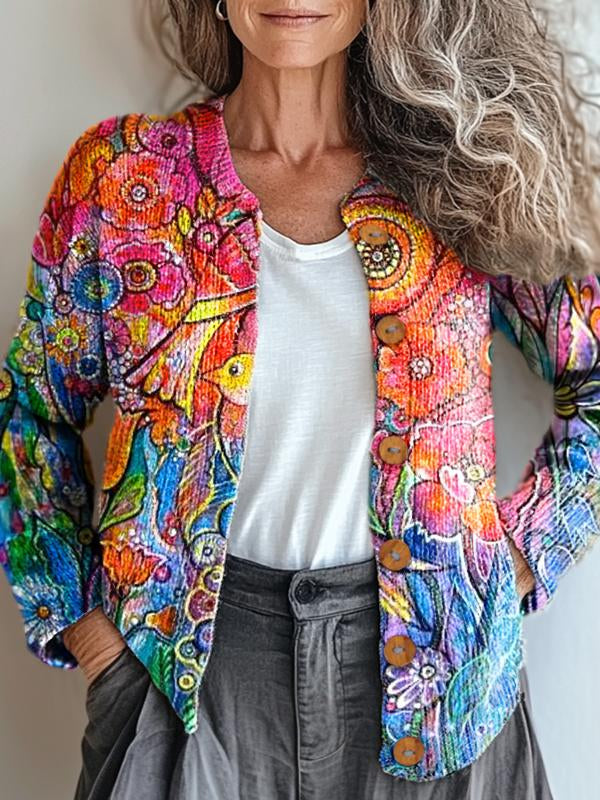 Vienna - Stylish and Vibrant Art Jacket for Unique Fashion