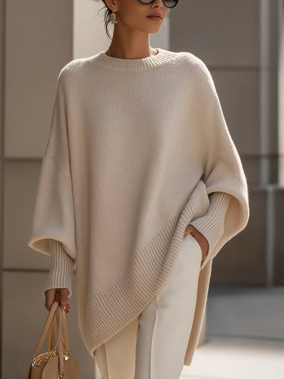 Emma – Effortless Elegance Oversized Poncho