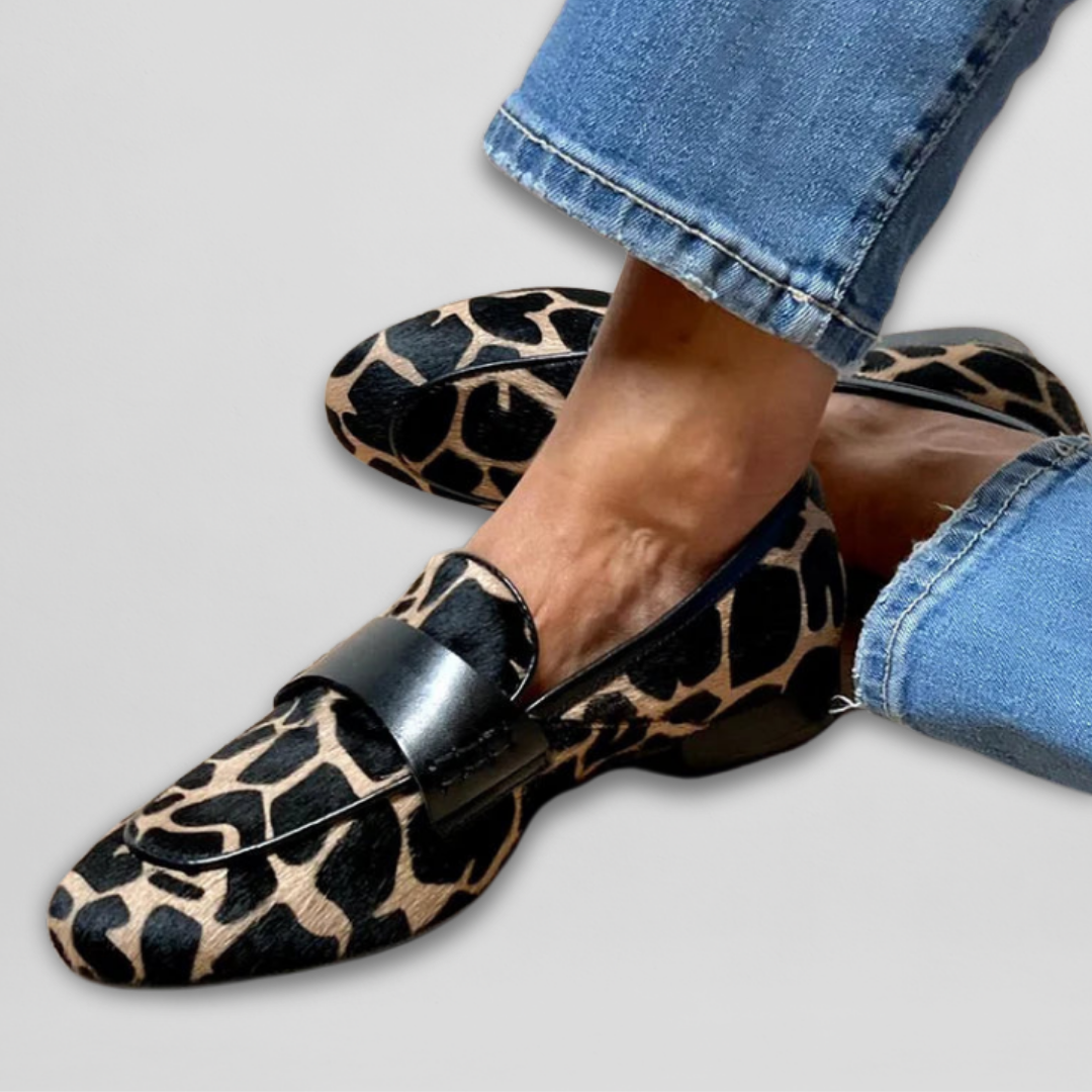 Anna - Animal Print Loafer
