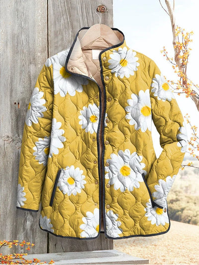 Daisy - Charming Daisy Pattern Women's Jacket