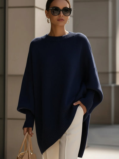 Emma – Effortless Elegance Oversized Poncho