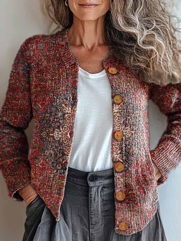 Kiara - Bohemian Pattern Jacket  Stylish and Unique Perfect for Fall