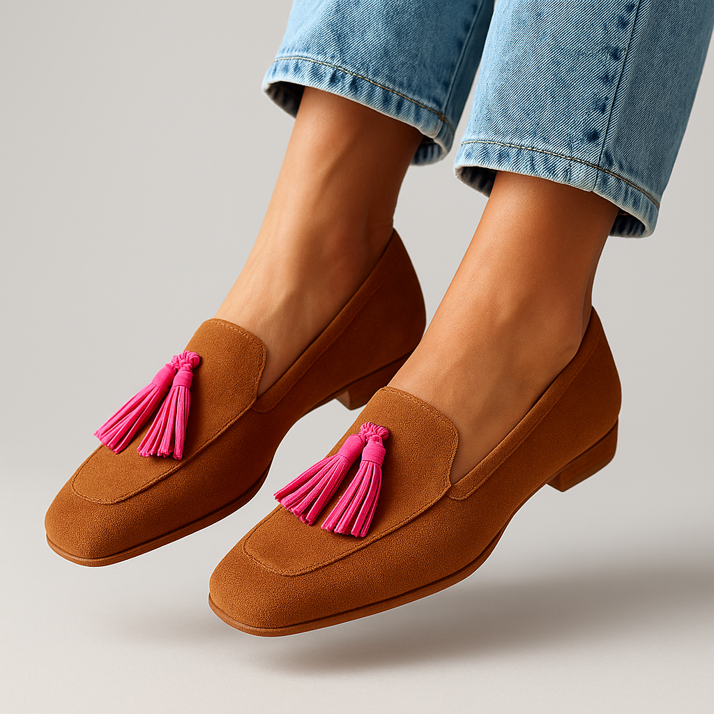 Rosa - Suede Loafers