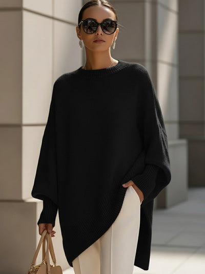 Emma – Effortless Elegance Oversized Poncho