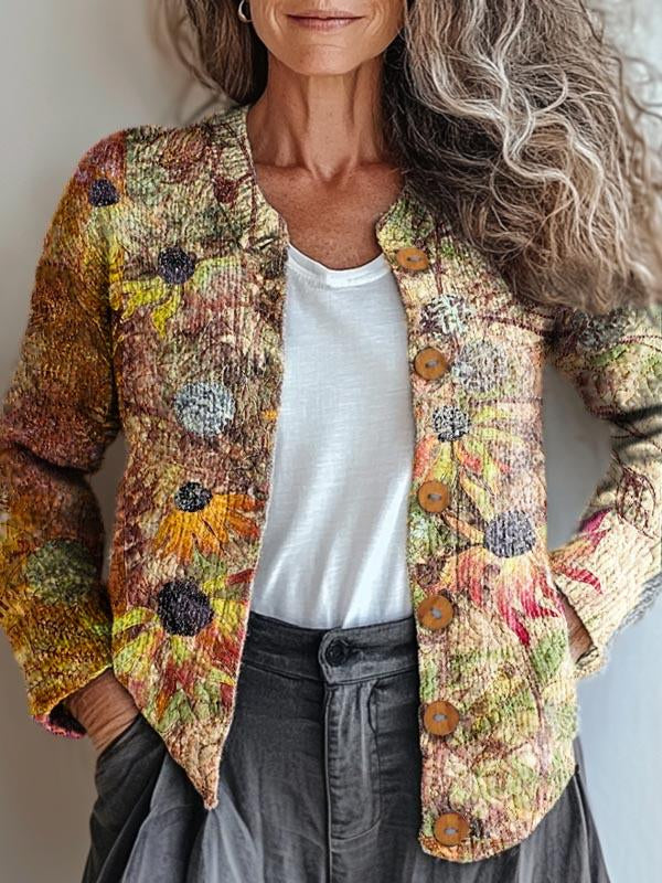 Zoey - Trendy Floral Print Jacket for Stylish Outfits
