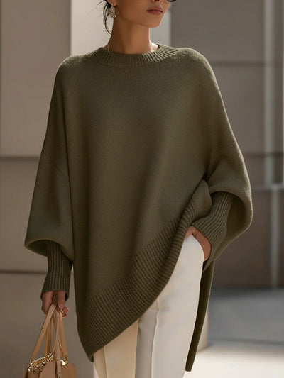 Emma – Effortless Elegance Oversized Poncho