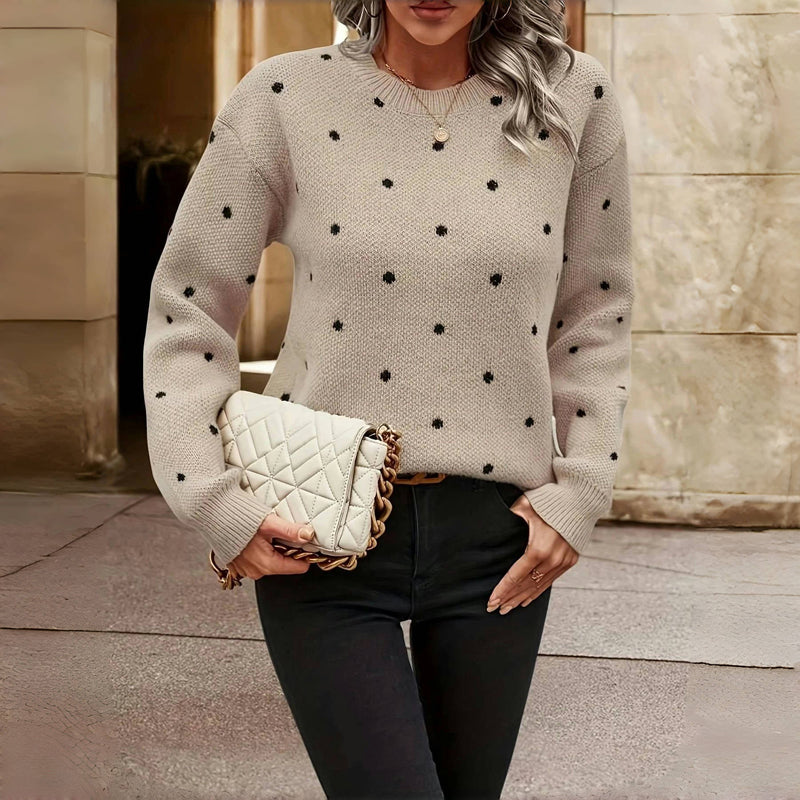 Thea - Dot Knitted Sweater