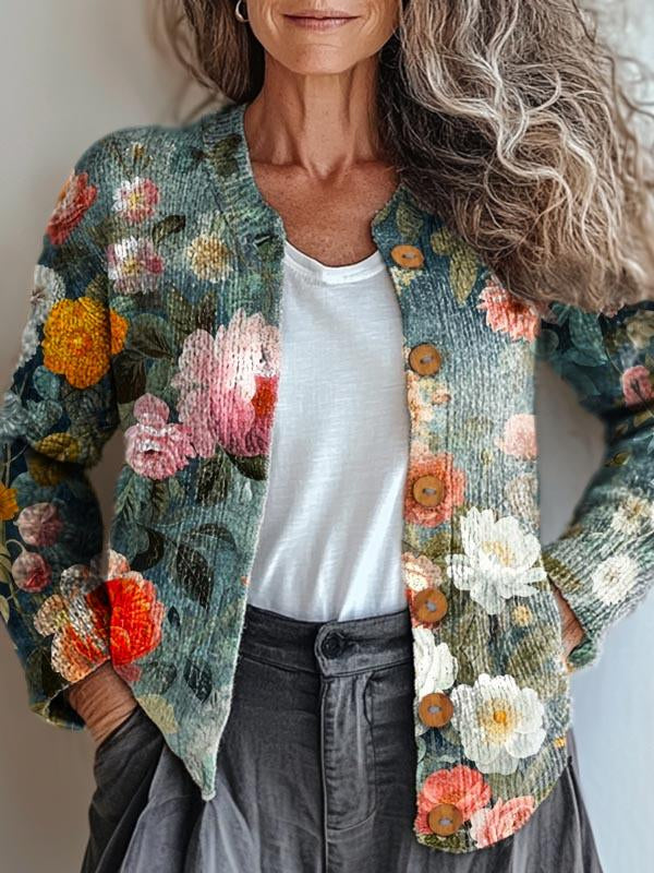Annie - Elegant and romantic floral jacket for any occasion
