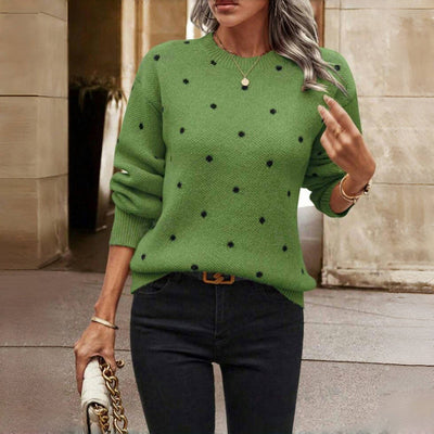 Thea - Dot Knitted Sweater