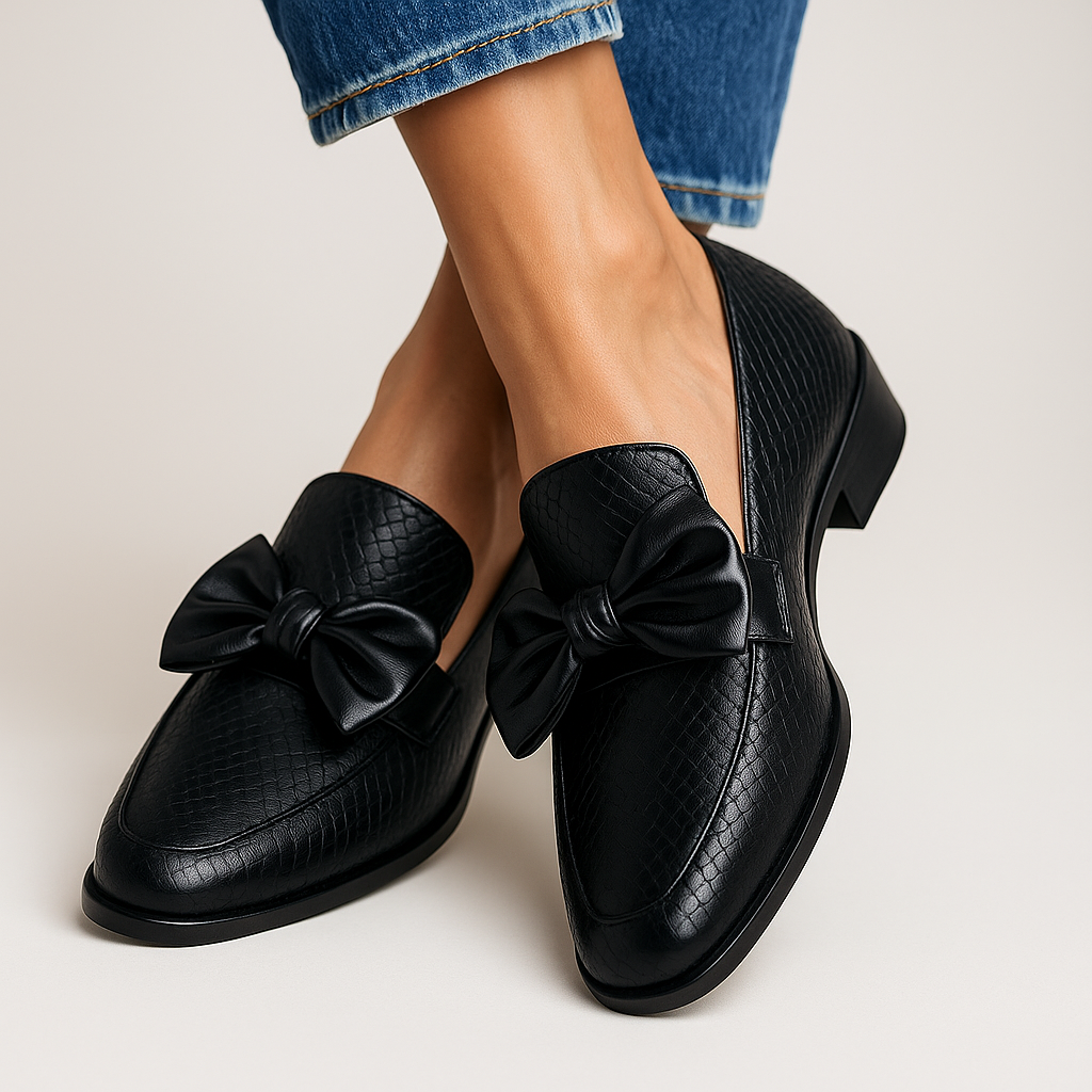 Claudia -  Bow Loafers