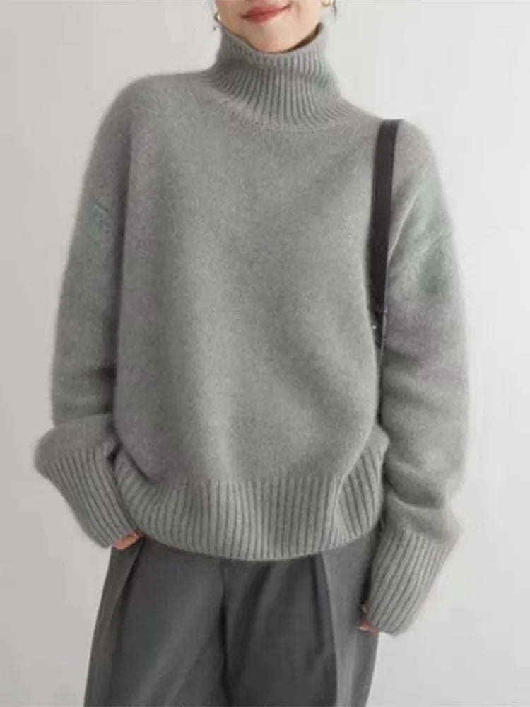 Margot - High Collar Cashmere