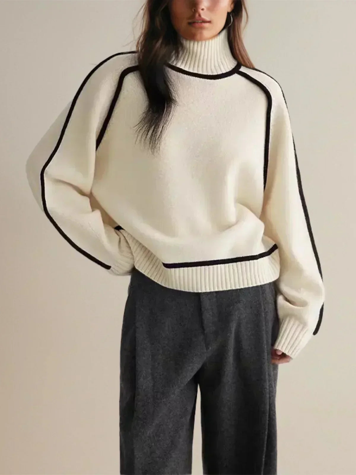 Arabella - Elegant Turtleneck sweater