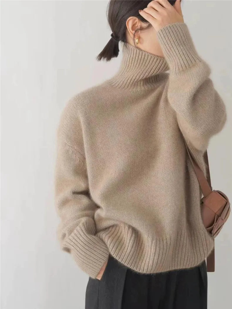 Margot - High Collar Cashmere
