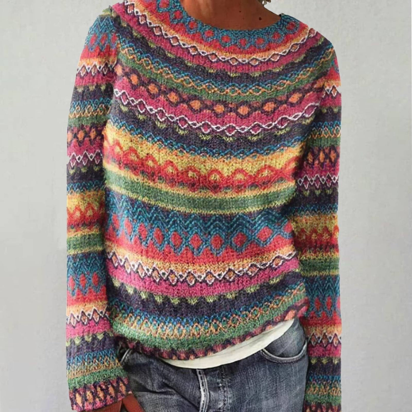 Esme - Comfortable Retro Sweater
