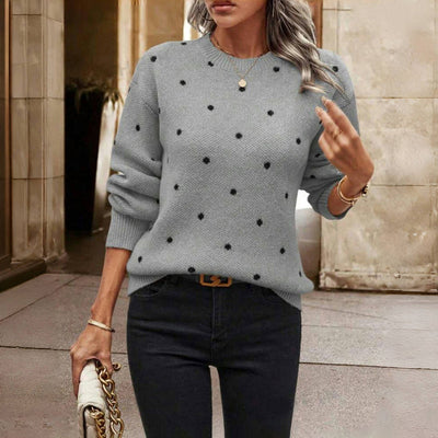 Thea - Dot Knitted Sweater