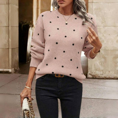 Thea - Dot Knitted Sweater