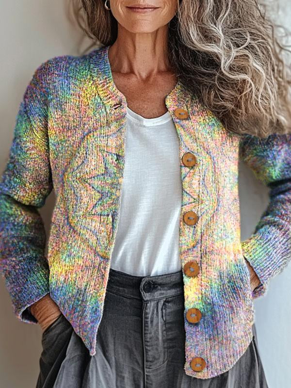 Riley - Soft Pastel Rainbow Jacket for a Stylish Look