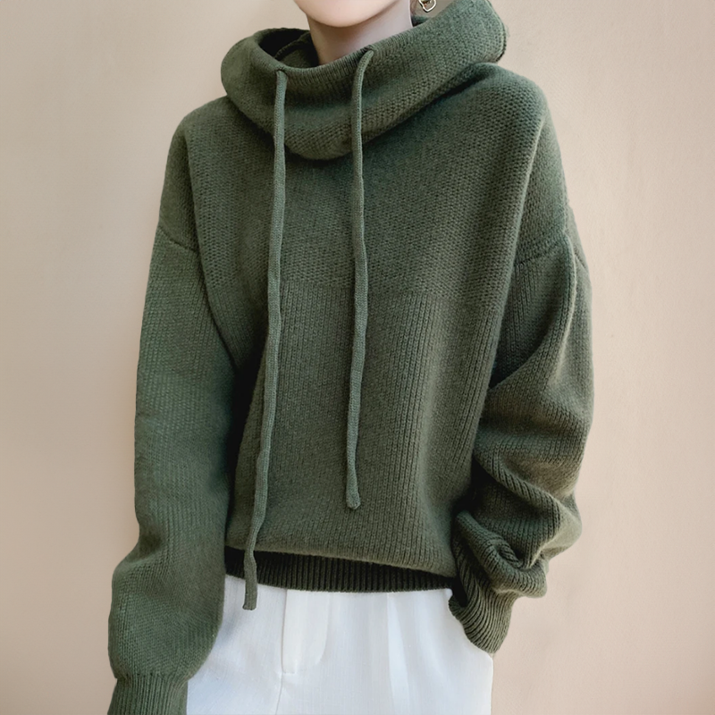 Ellie - Turtleneck Sweater Made of Merino Wool