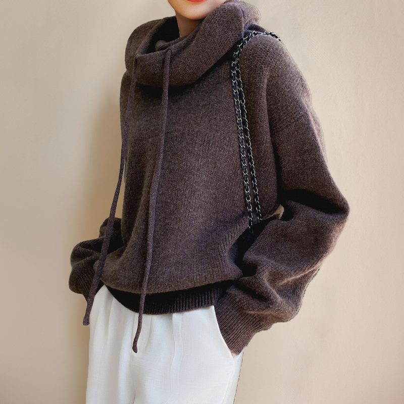 Ellie - Turtleneck Sweater Made of Merino Wool