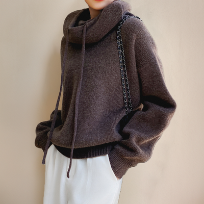 Ellie - Turtleneck Sweater Made of Merino Wool