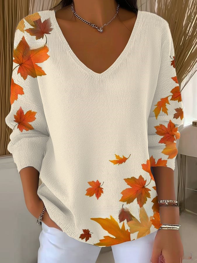 Clementine - V neck sweater