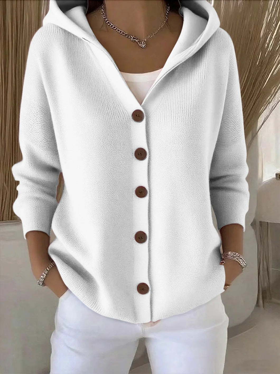 Nova - Elegant Long Sleeve Cardigan
