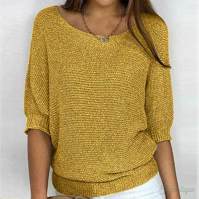 Matilda - Relaxed Knit Top