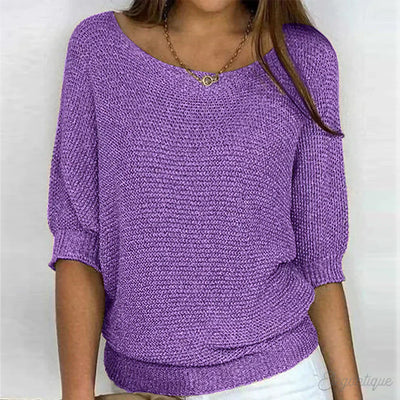 Matilda - Relaxed Knit Top