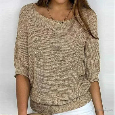 Matilda - Relaxed Knit Top